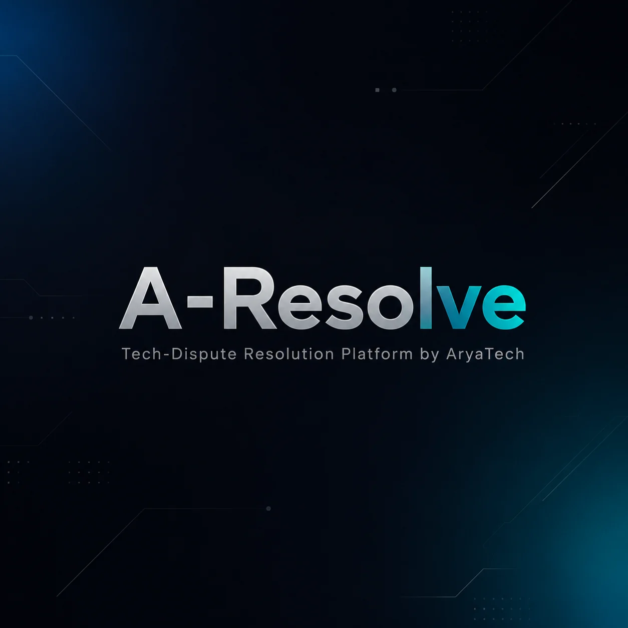 A-Resolve &mdash; Tech-Dispute Resolution Platform by AryaTech